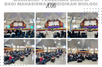 TINGKATKAN KUALITAS TUGAS AKHIR, PENDIDIKAN BIOLOGI SUKSES GELAR WORKSHOP PENULISAN SKRIPSI TAHUN 2026
