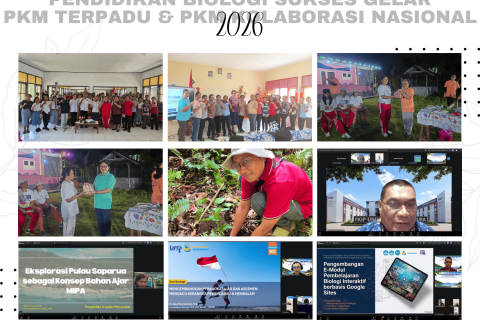 WUJUDKAN TRIDHARMA PERGURUAN TINGGI: PENDIDIKAN BIOLOGI SUKSES GELAR PkM TERPADU DI SAPARUA DAN PkM KOLABORASI NASIONAL TAHUN 2026