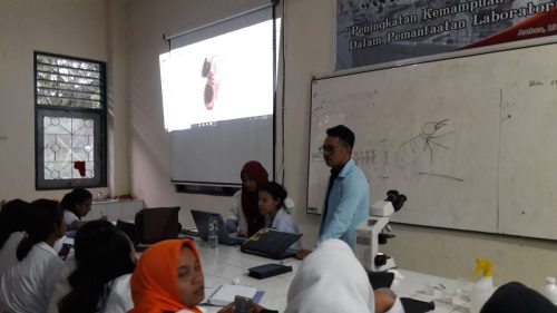 Praktikum Entomologi Mahasiswa Pendidikan Biologi Unpatti Tahun 2018