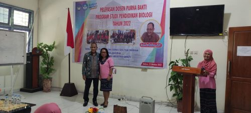 Pelepasan Dosen Purnabakti Pendidikan Biologi Tahun 2022