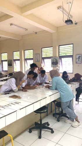 Praktikum Biologi Perikanan Mahasiswa Unimku Tahun 2022
